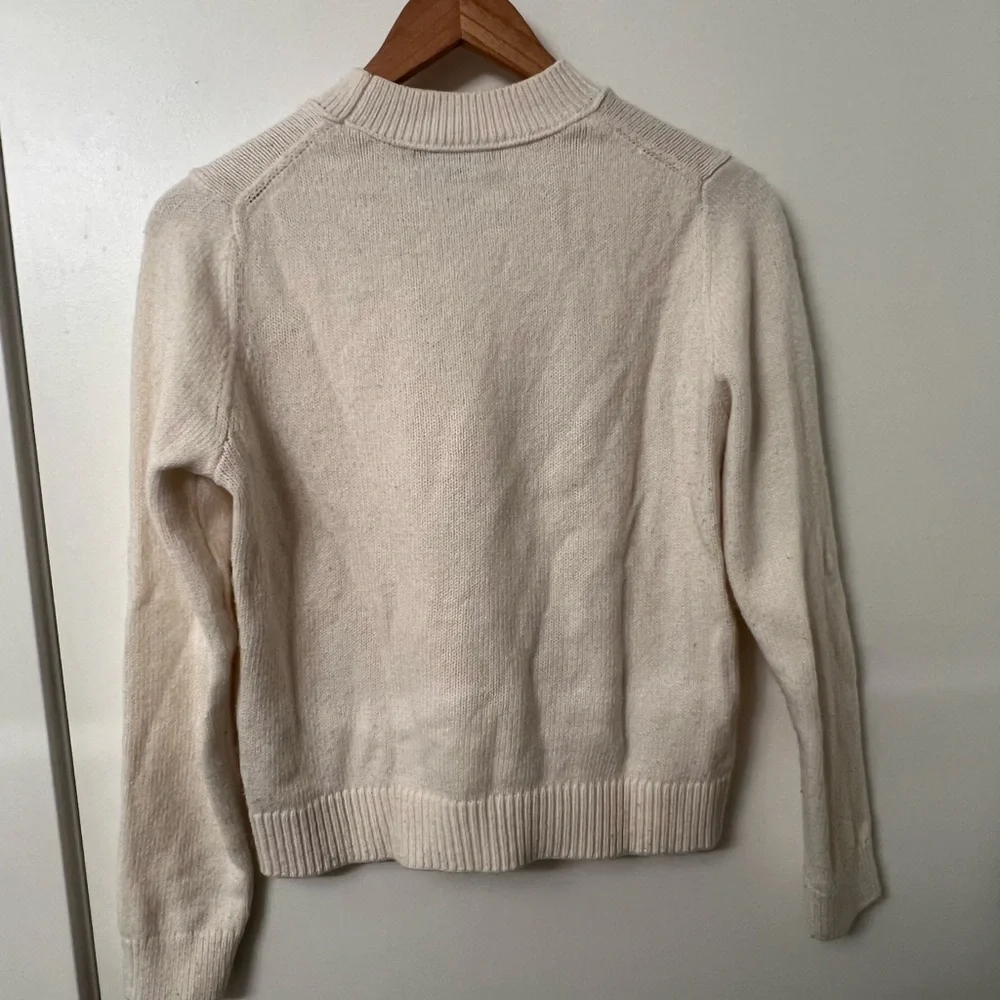 Banana Republic Cream Knit Sweater – Size S - Picture 3 of 3